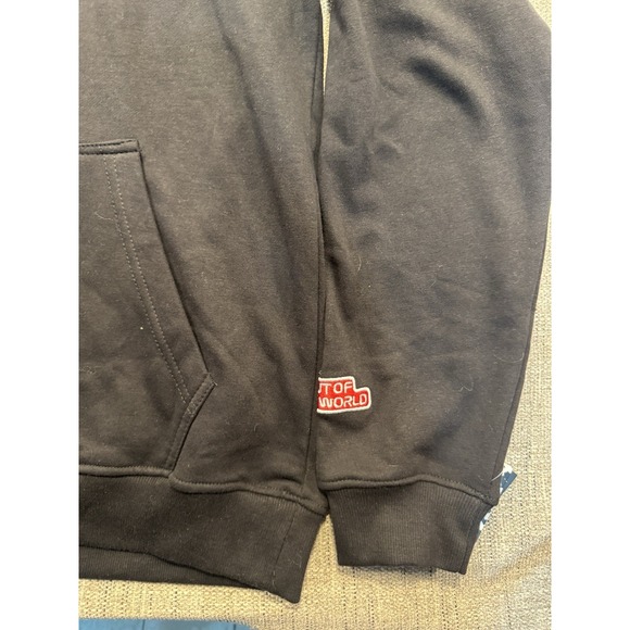 Eighty Eight Brand Hoodie Large‎ Astronaut Outer Space Black NASA Patch Work - Picture 6 of 14